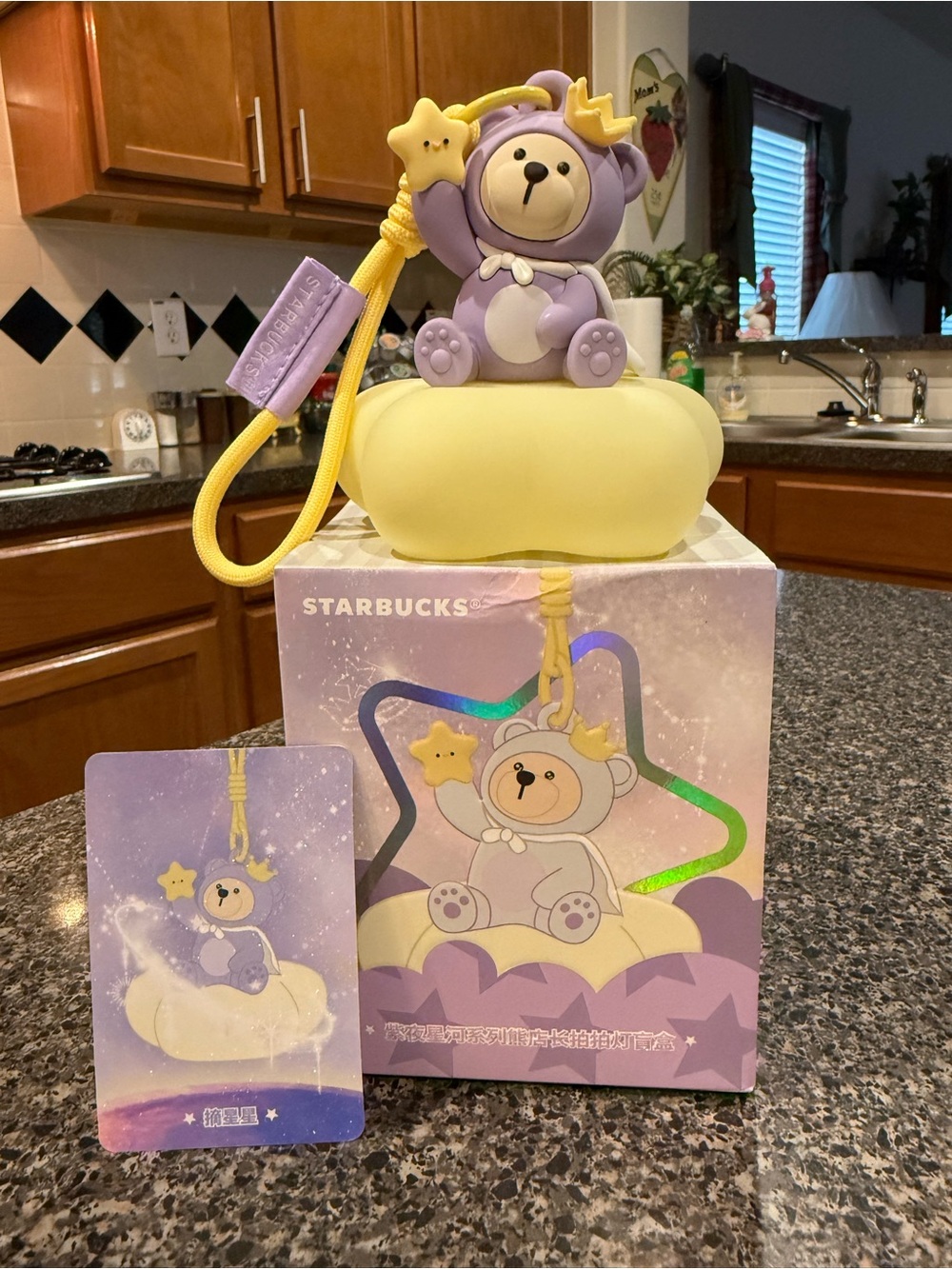 Starbucks 2026 China Light Up
Purple Night Star River Galaxy Bear
Tap Light